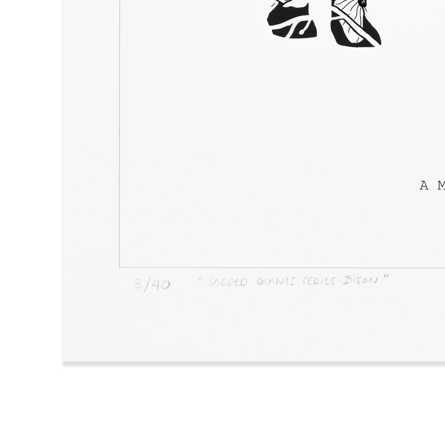 Sacred Giants: Bison (print)