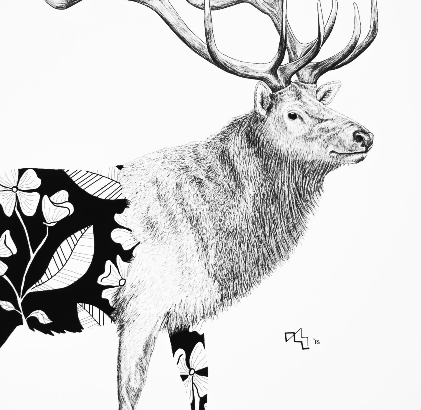 Sacred Giants: Elk (print)