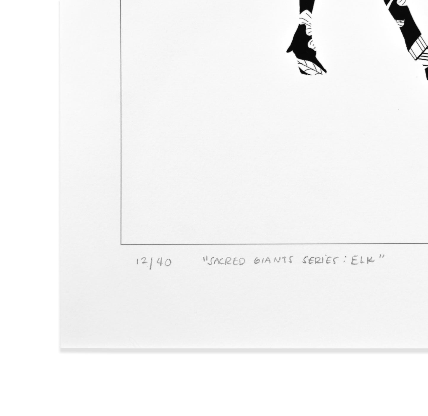Sacred Giants: Elk (print)