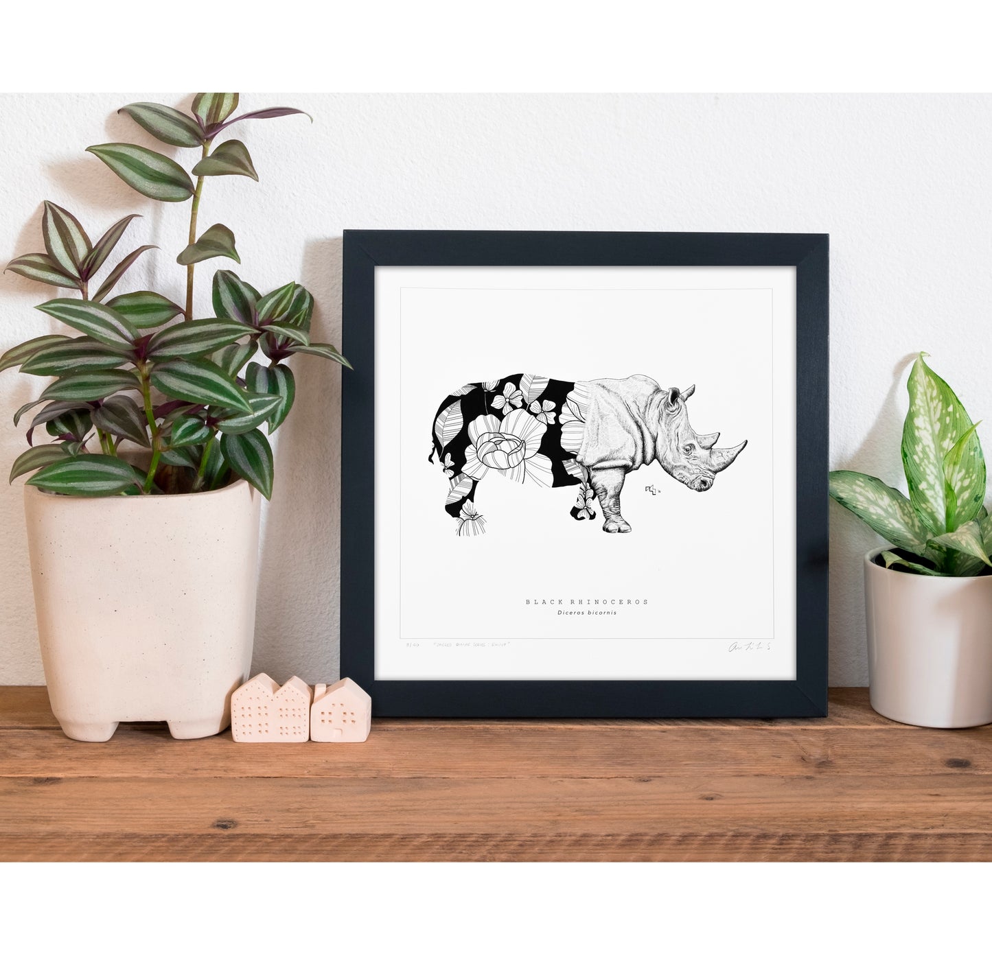 Sacred Giants: Rhinoceros (print)